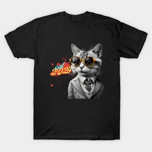 Elevate your style with this cute cat shirt that's perfect for showing off your feline adoration T-Shirt